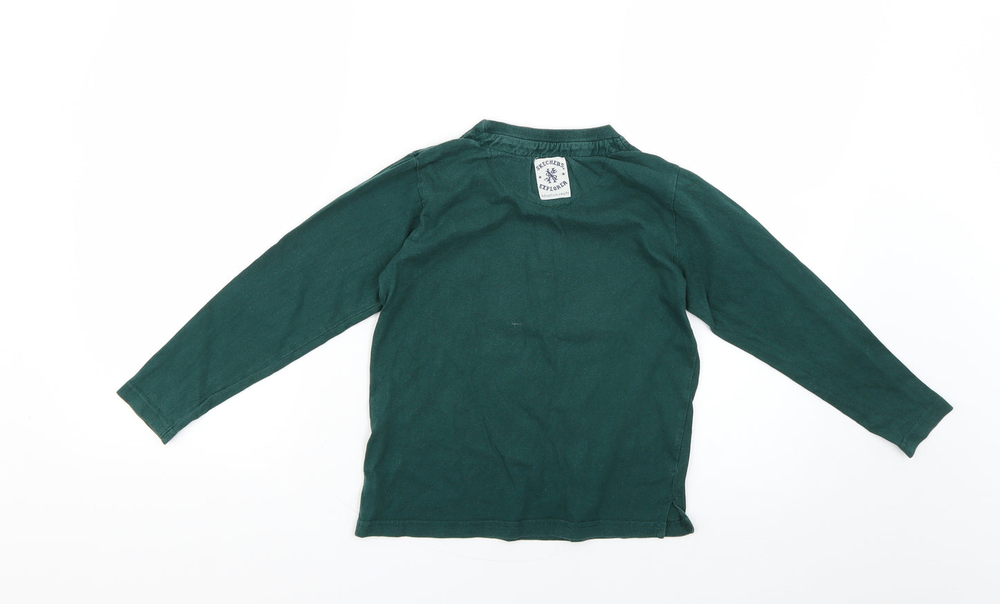 Skechers Boys Green   Basic T-Shirt Size 6-7 Years