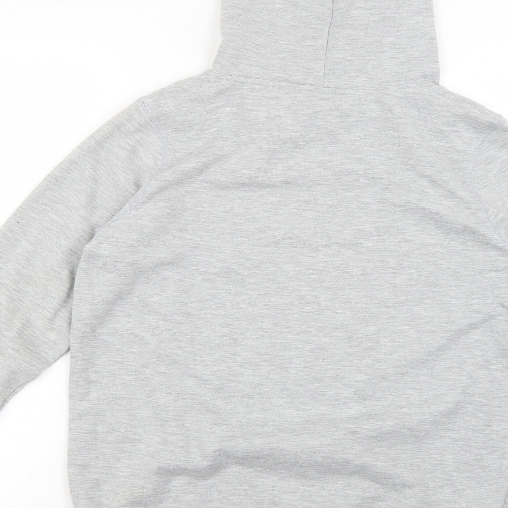F&F Womens Grey Geometric  Pullover Hoodie Size 12