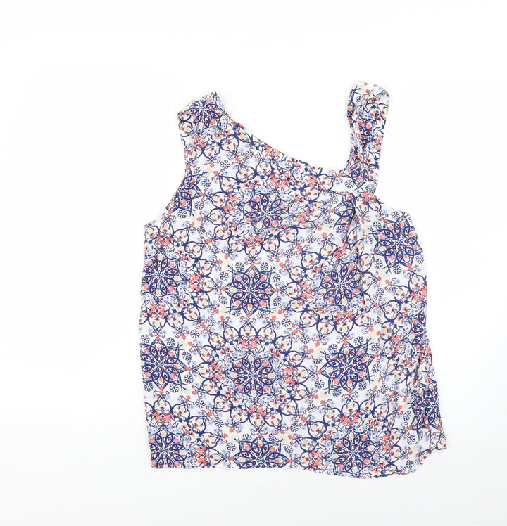 TU Womens Multicoloured Floral  Basic Blouse Size 10