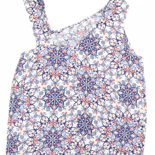 TU Womens Multicoloured Floral  Basic Blouse Size 10