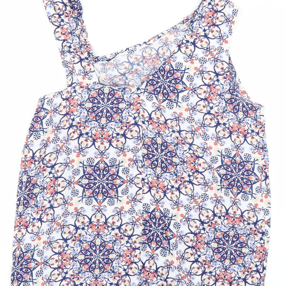 TU Womens Multicoloured Floral  Basic Blouse Size 10