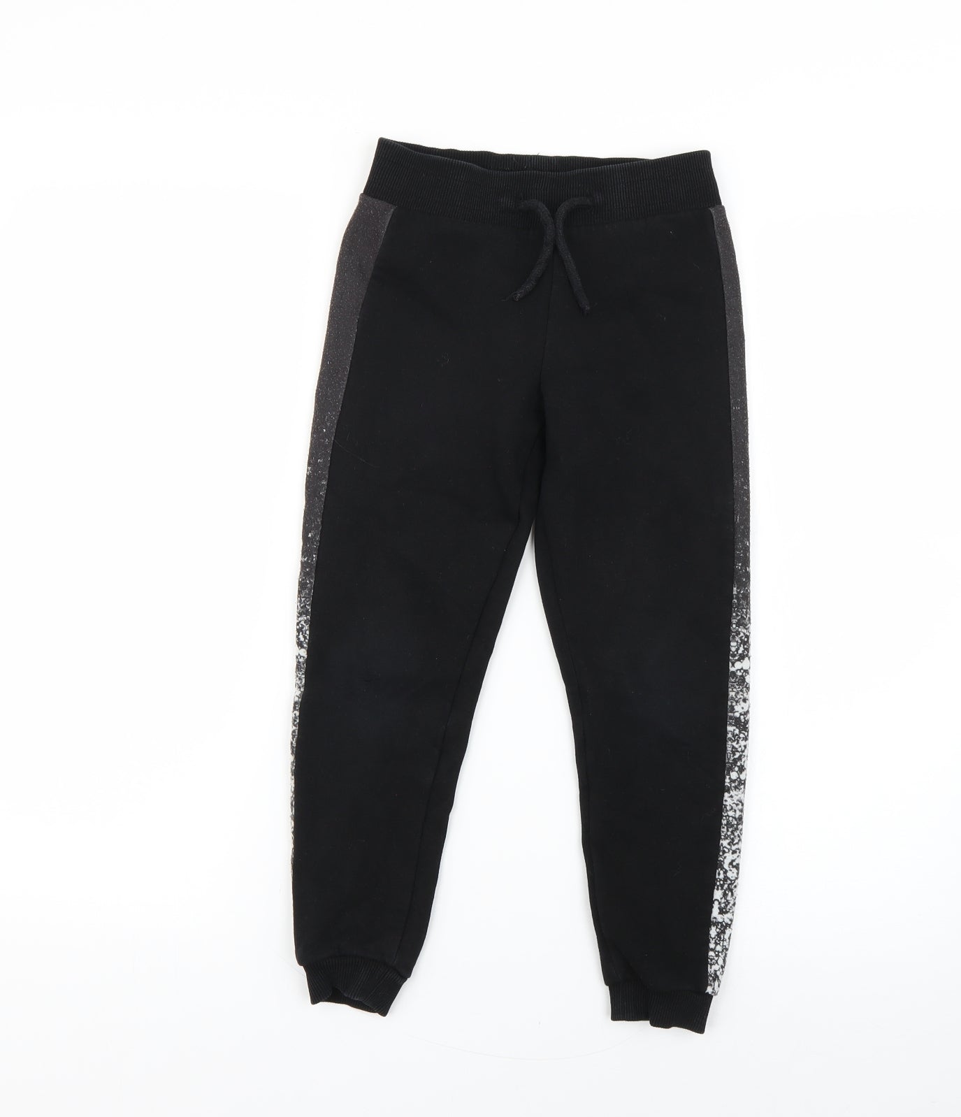 Matalan Boys Black   Jogger Trousers Size 7-8 Years
