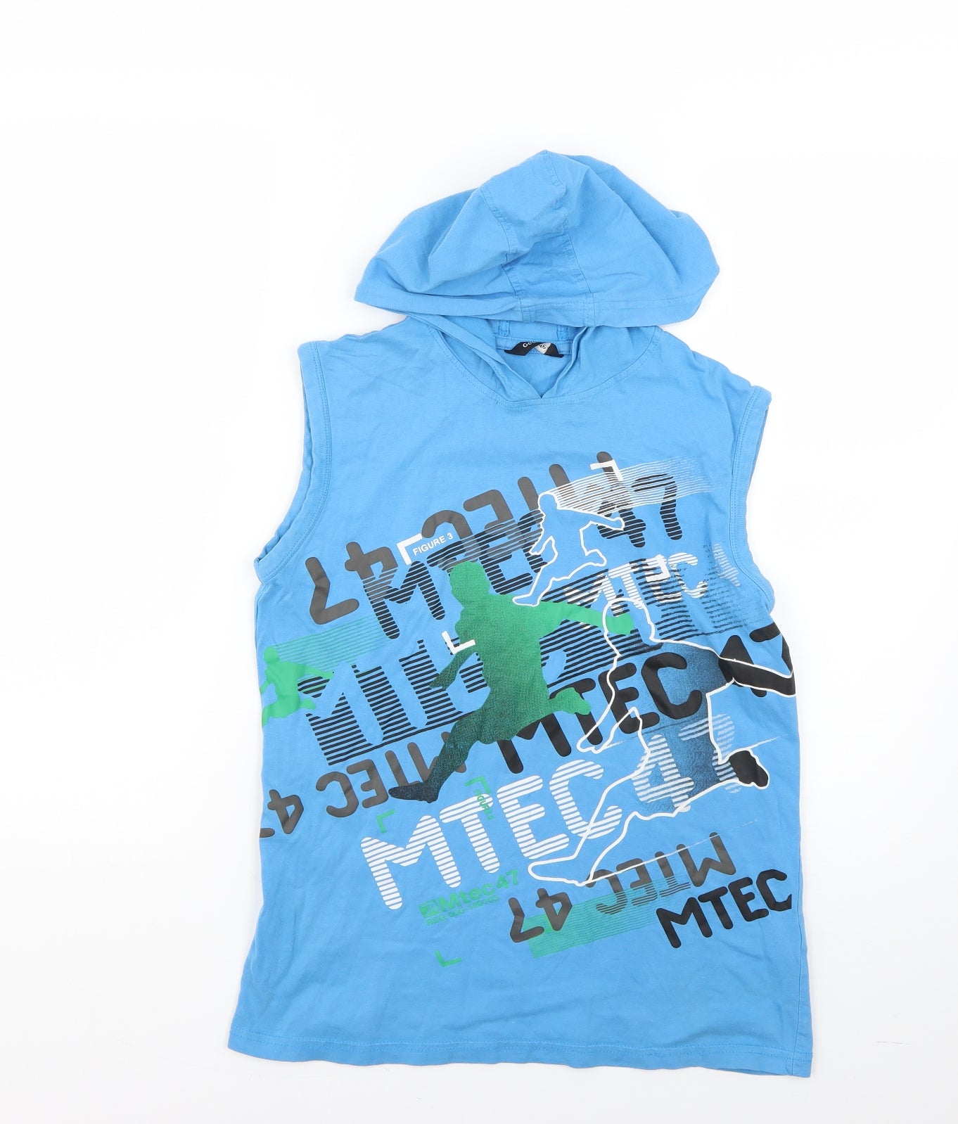 georg Boys Blue   Pullover Hoodie Size 11-12 Years