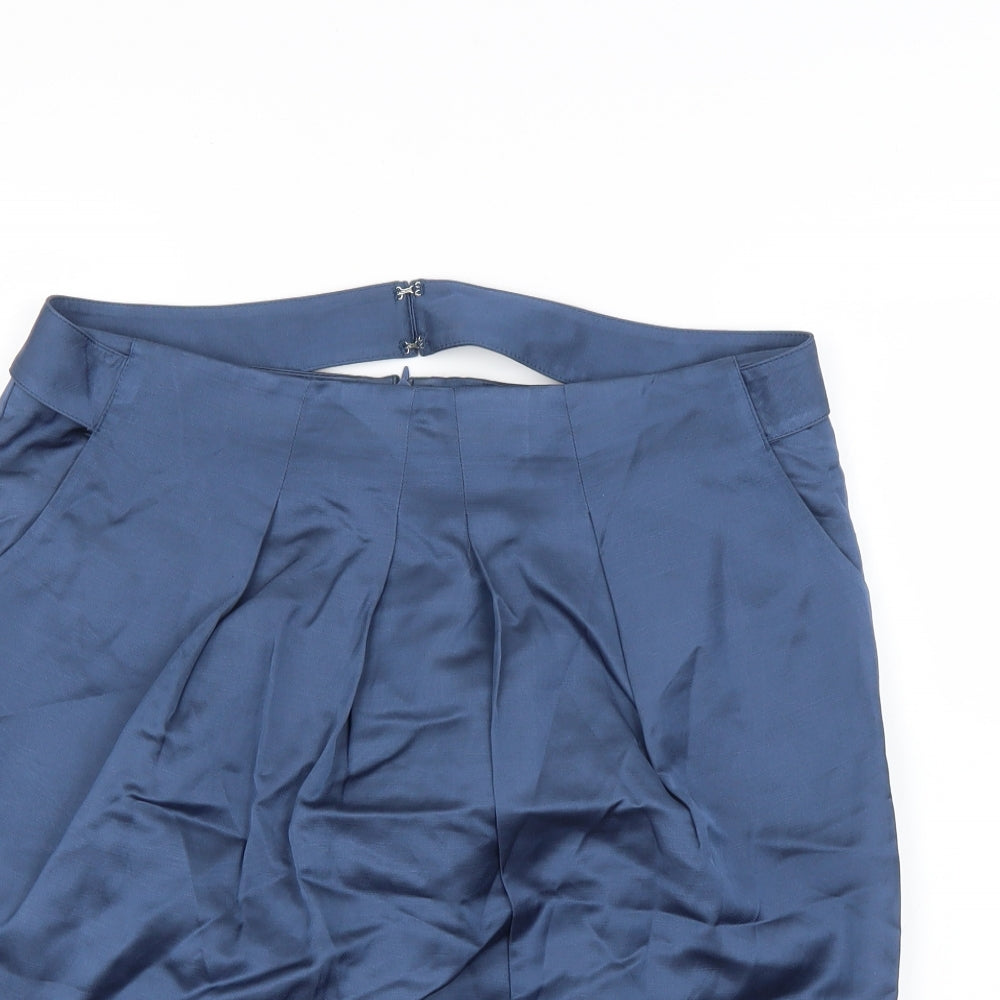 Marks and Spencer Womens Blue   Straight & Pencil Skirt Size 14