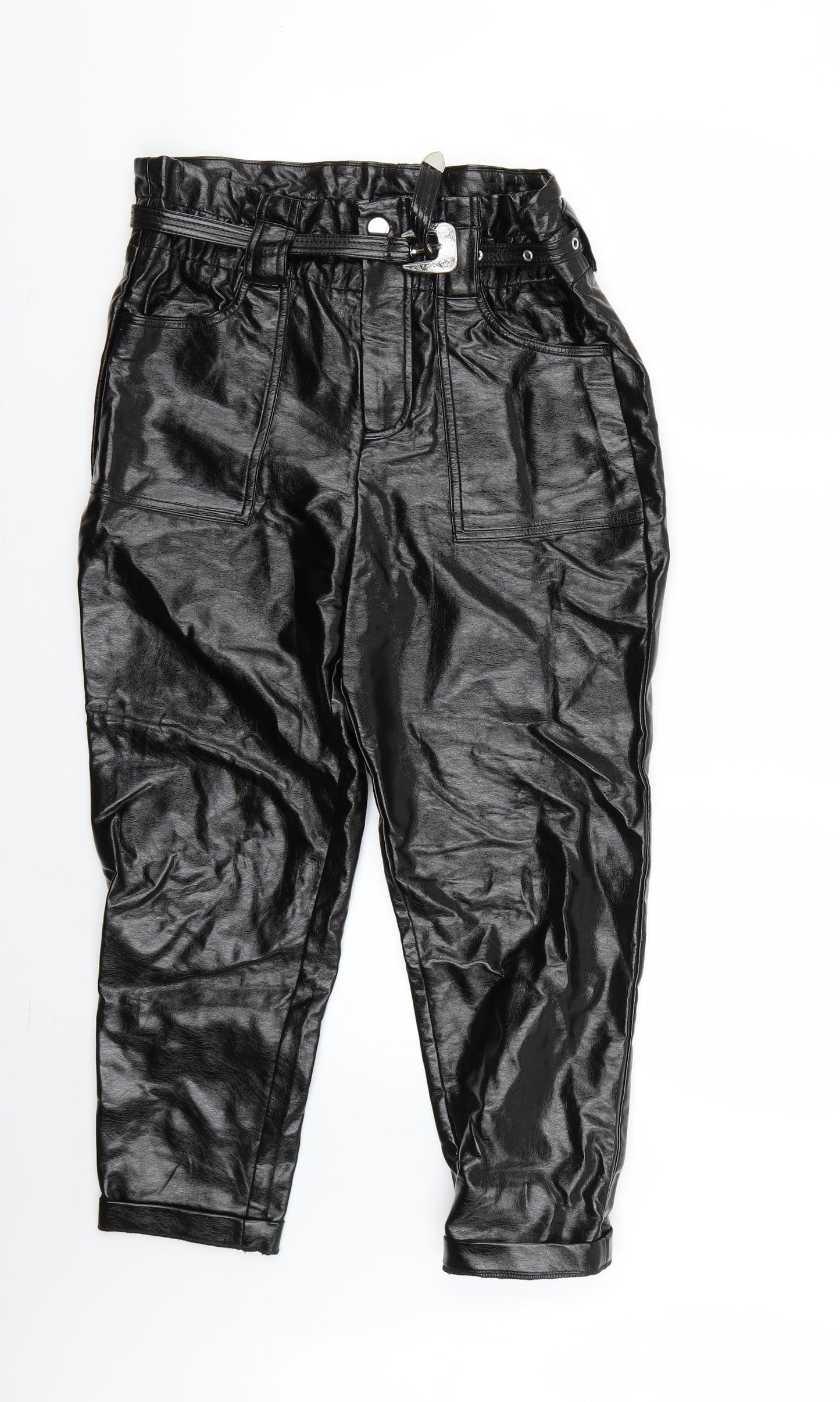 River Island Womens Black   Trousers  Size 8 L22 in