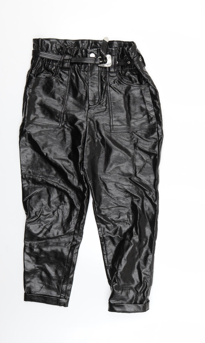 River Island Womens Black   Trousers  Size 8 L22 in