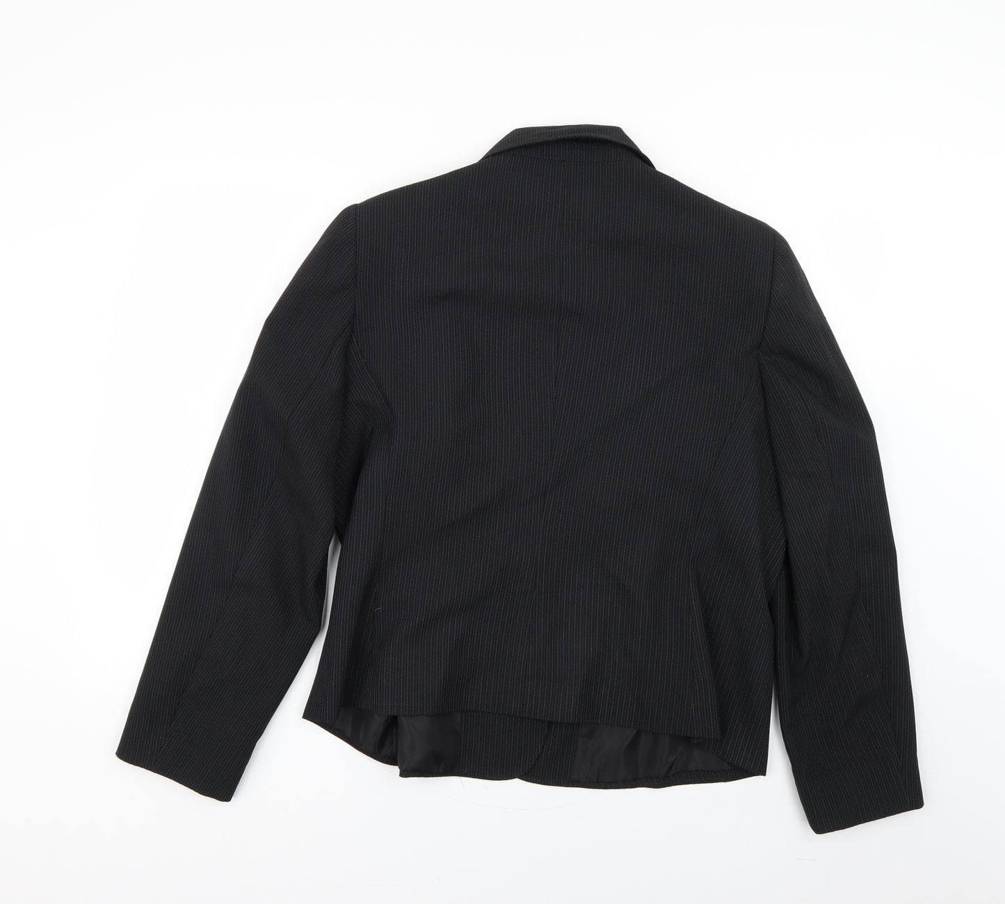 Papaya Womens Black Striped  Jacket Blazer Size 20