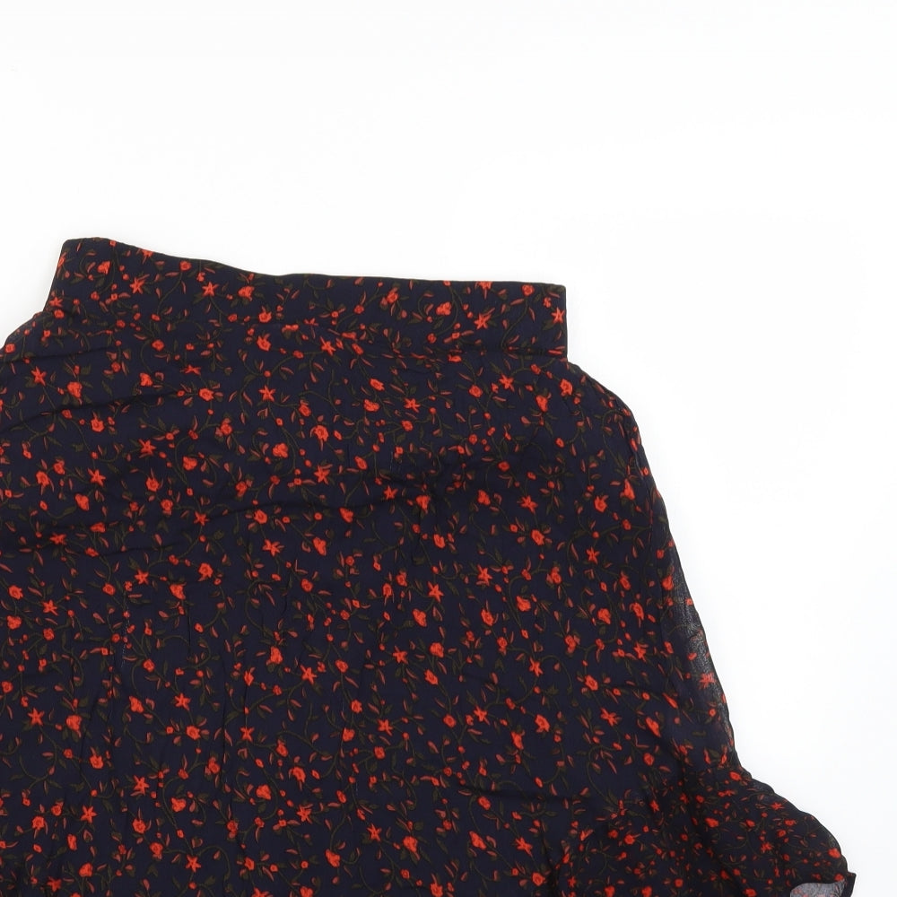 Marks and Spencer Womens Multicoloured Floral  Flare  Size 8