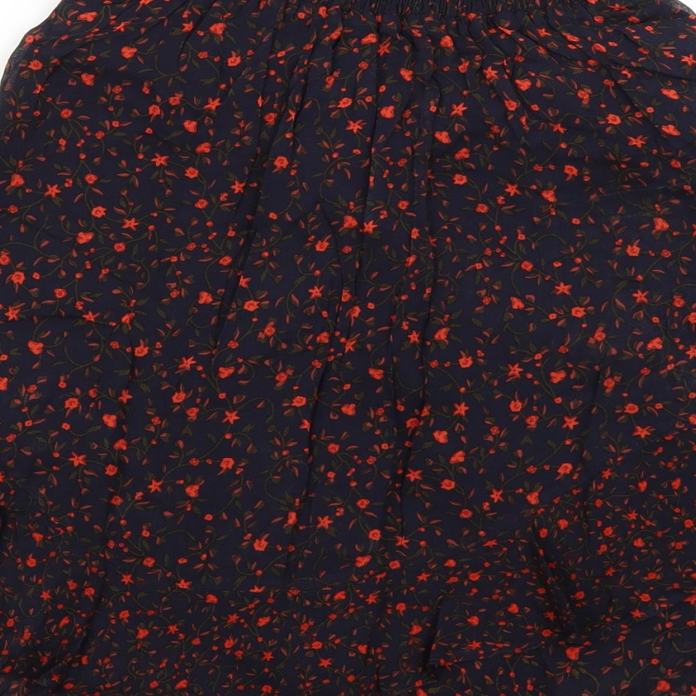 Marks and Spencer Womens Multicoloured Floral  Flare  Size 8