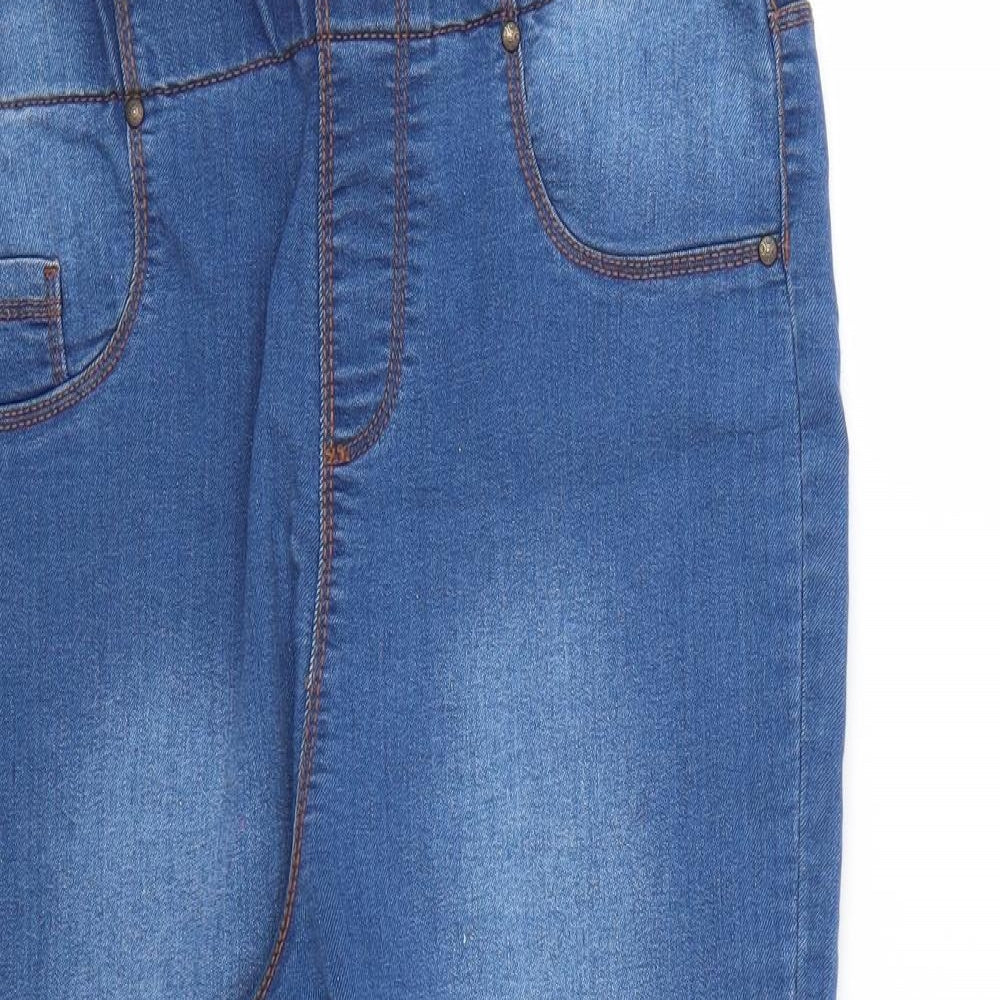 Preworn Womens Blue   Cropped Jeans Size 12