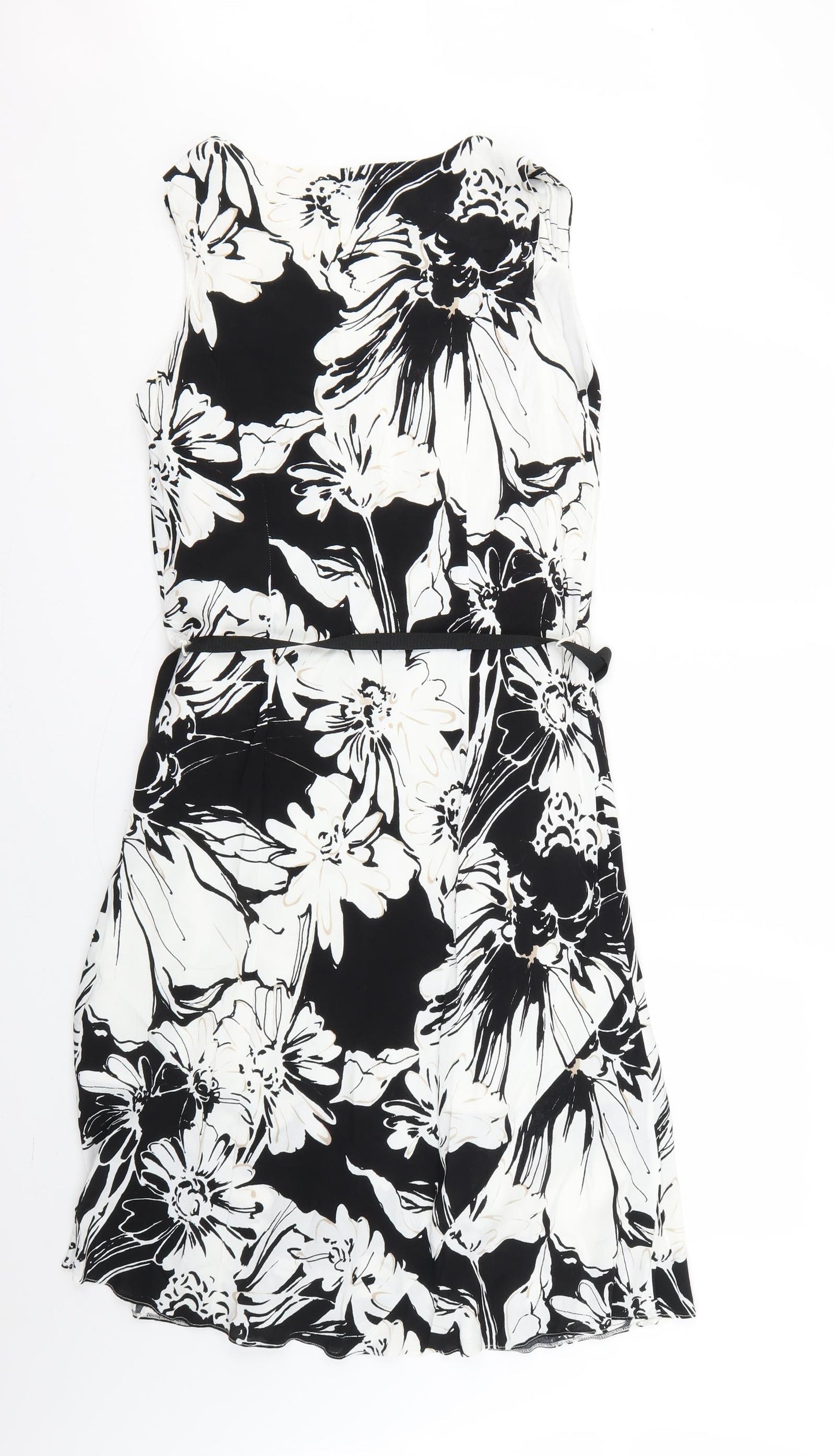 M&Co Womens Multicoloured Floral  Fit & Flare  Size 16