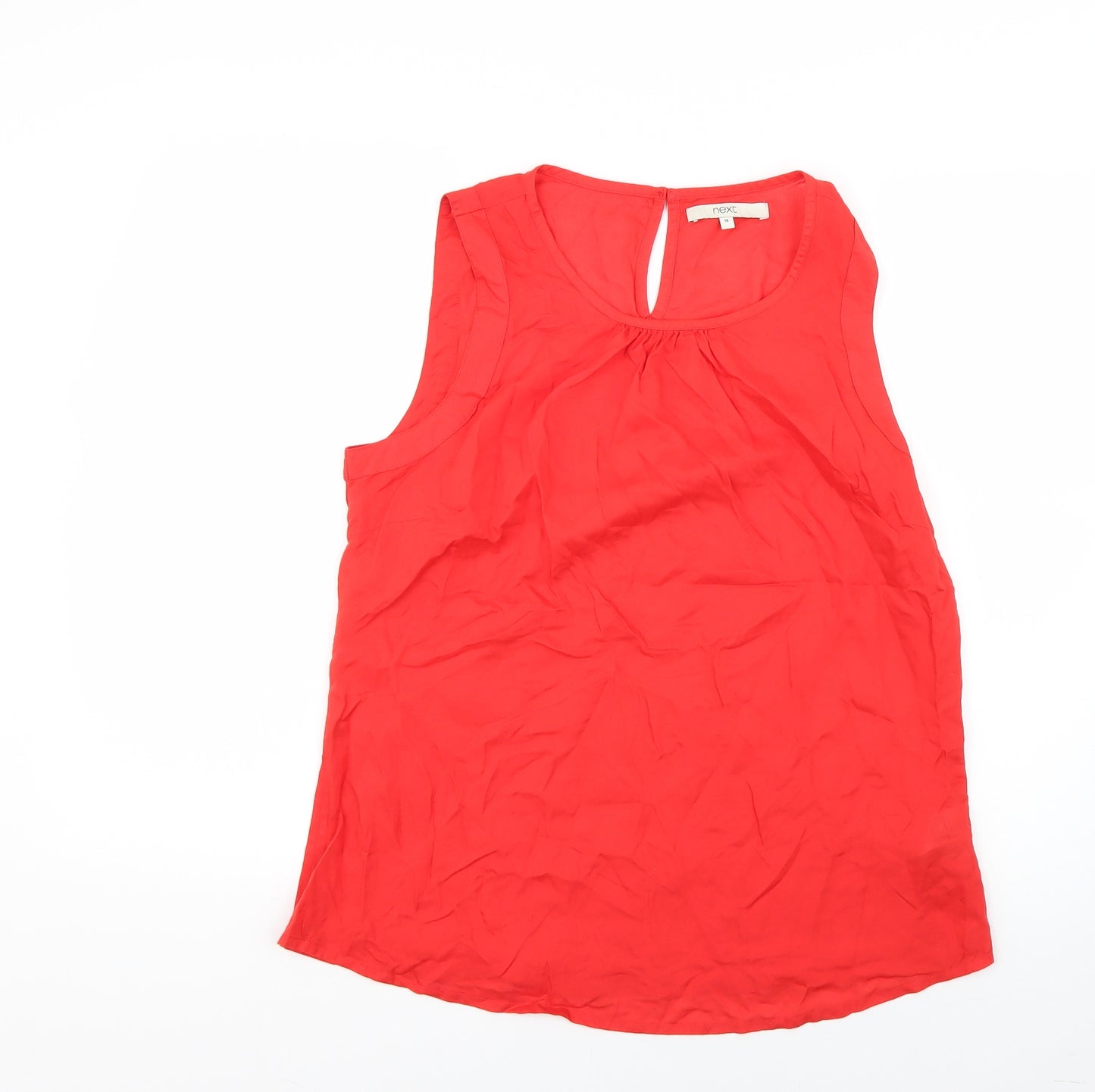 NEXT Womens Red   Basic Blouse Size 14