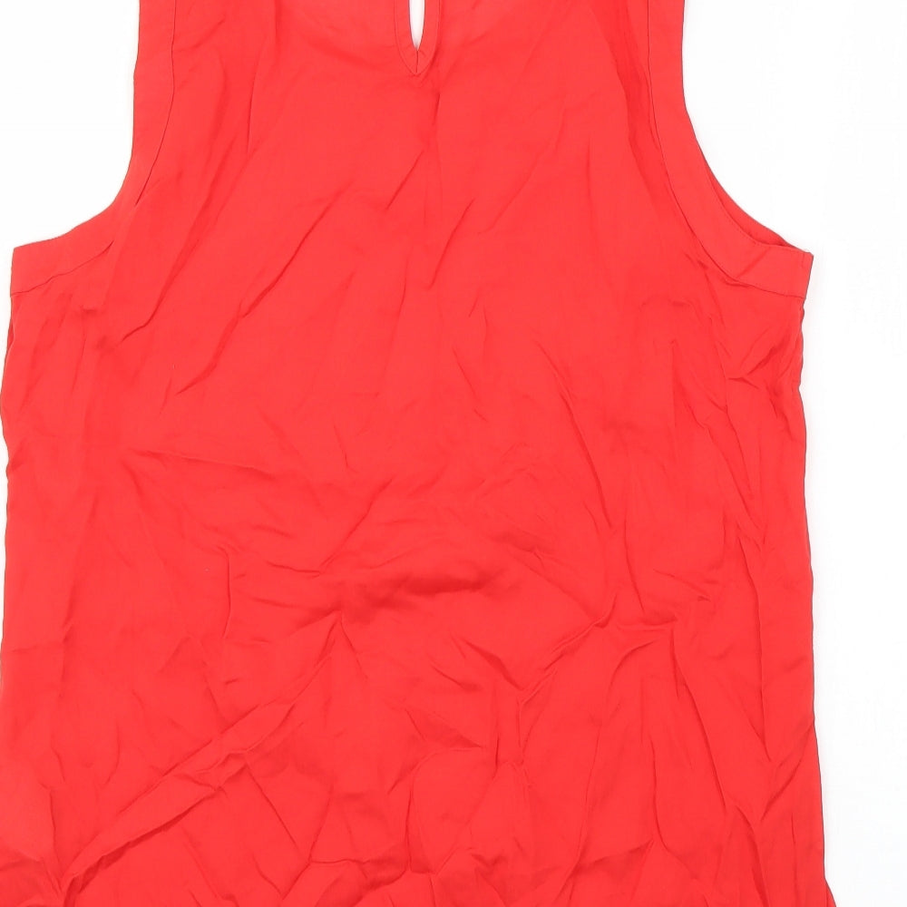 NEXT Womens Red   Basic Blouse Size 14