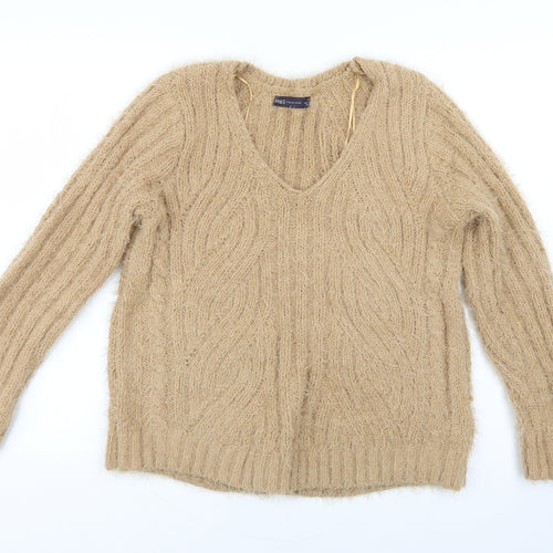 Marks and Spencer Womens Brown   Pullover Jumper Size M