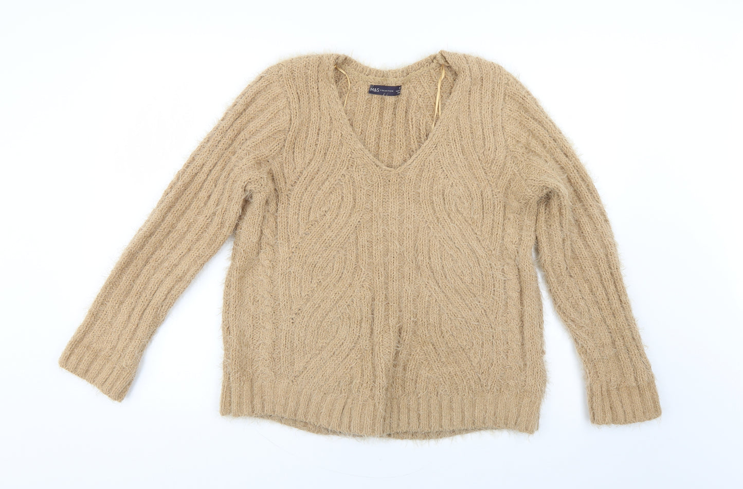 Marks and Spencer Womens Brown   Pullover Jumper Size M