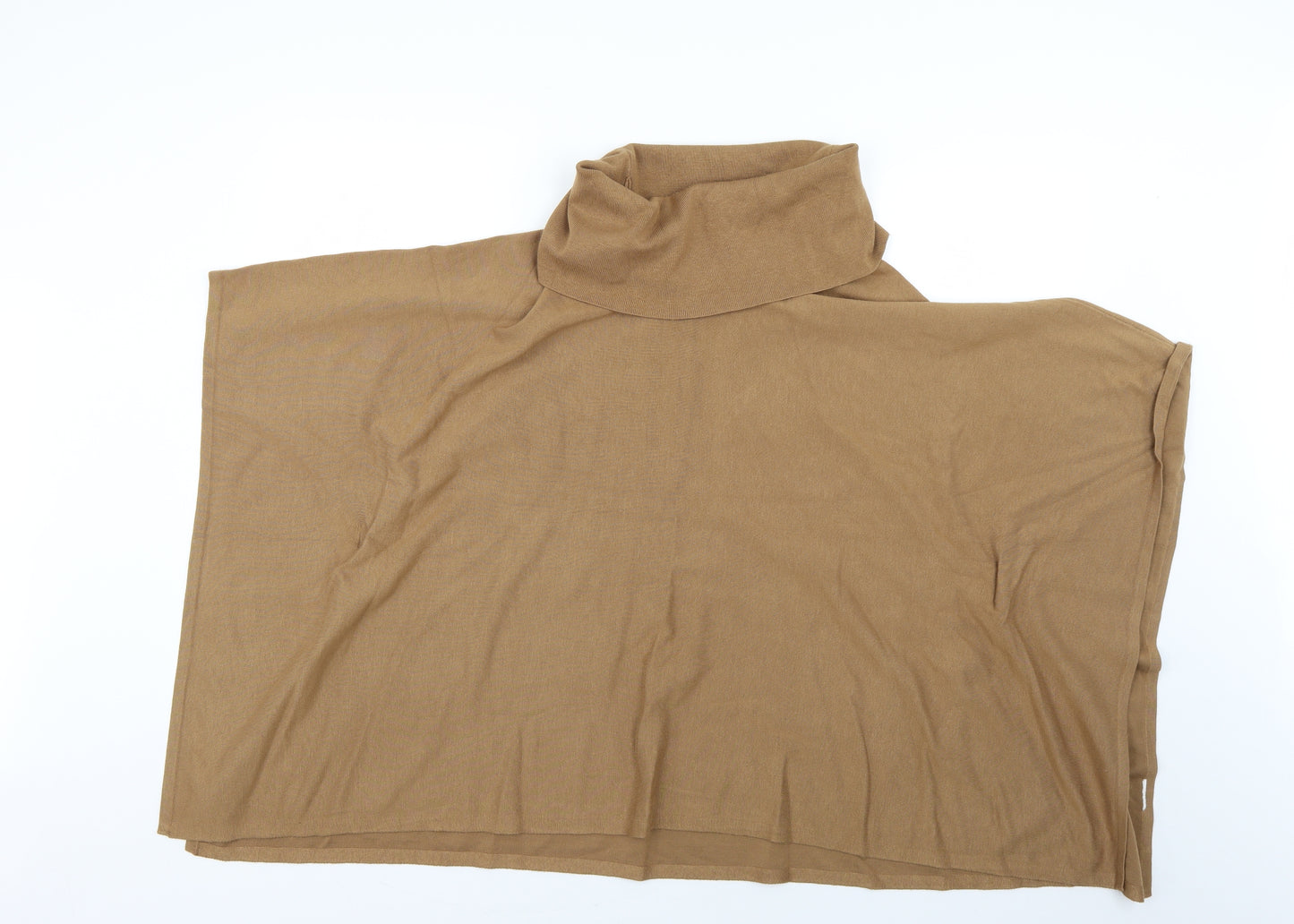 Charter Club Womens Brown   Overcoat Poncho Size S