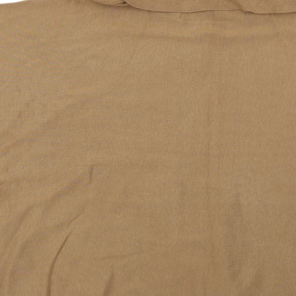 Charter Club Womens Brown   Overcoat Poncho Size S