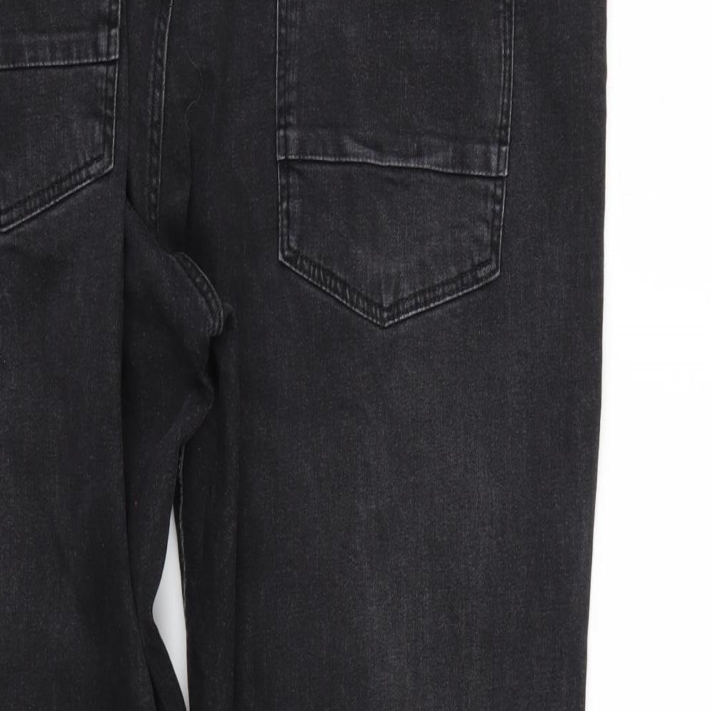 Jacamo Mens Black   Straight Jeans Size 42 L30 in