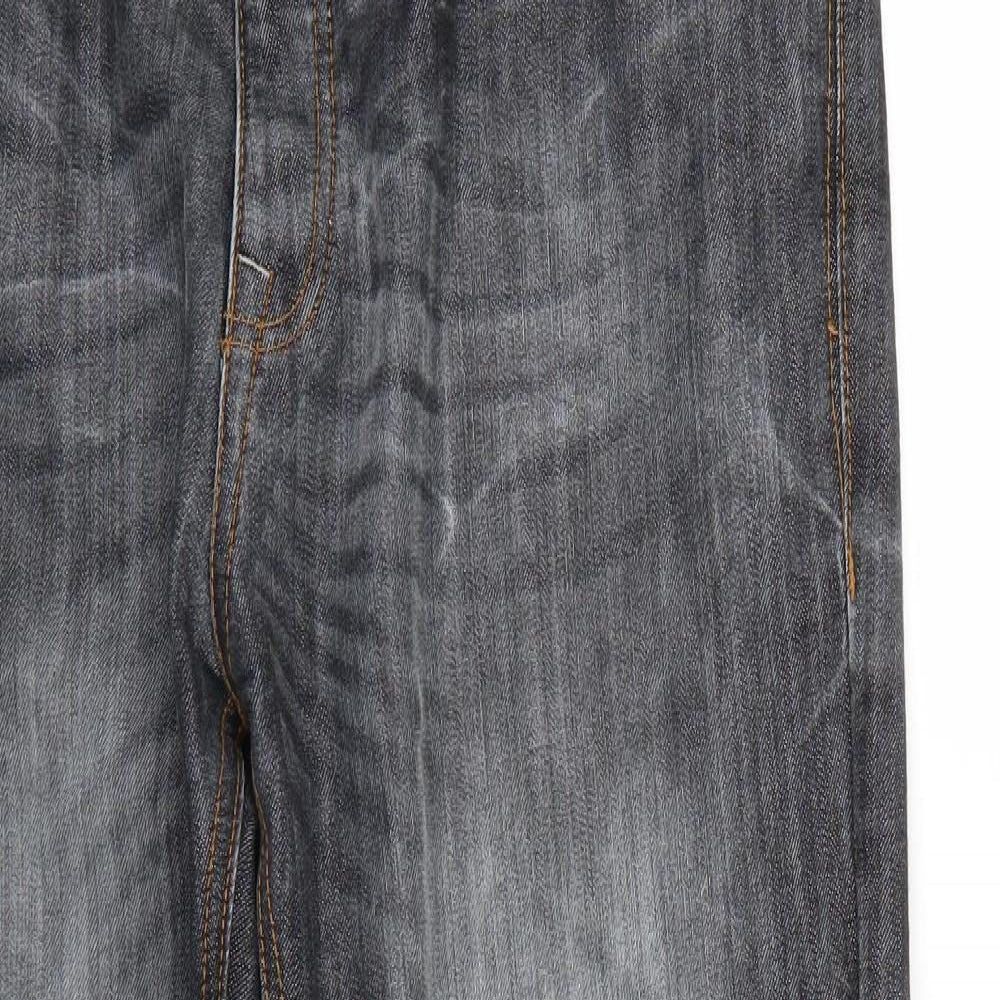 Blue Inc Mens Grey   Straight Jeans Size 36 L29 in