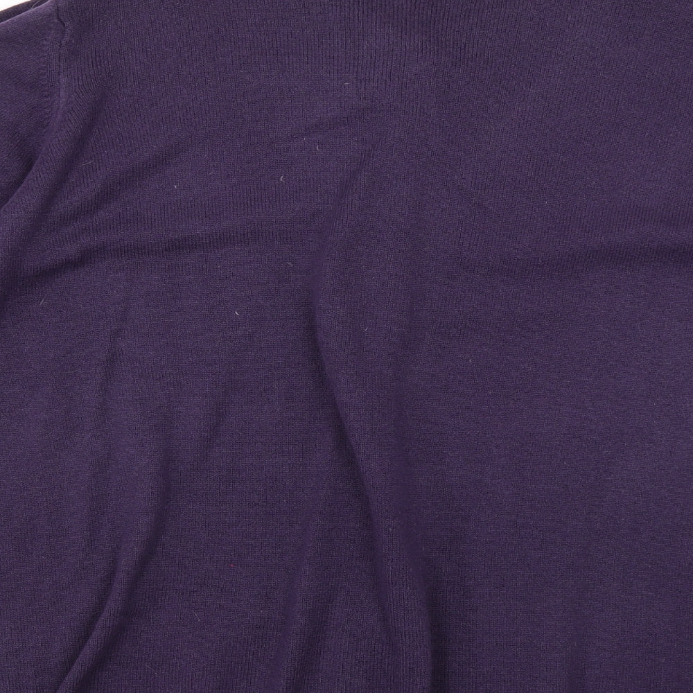 Marks and Spencer Womens Purple   Cardigan Jumper Size 18