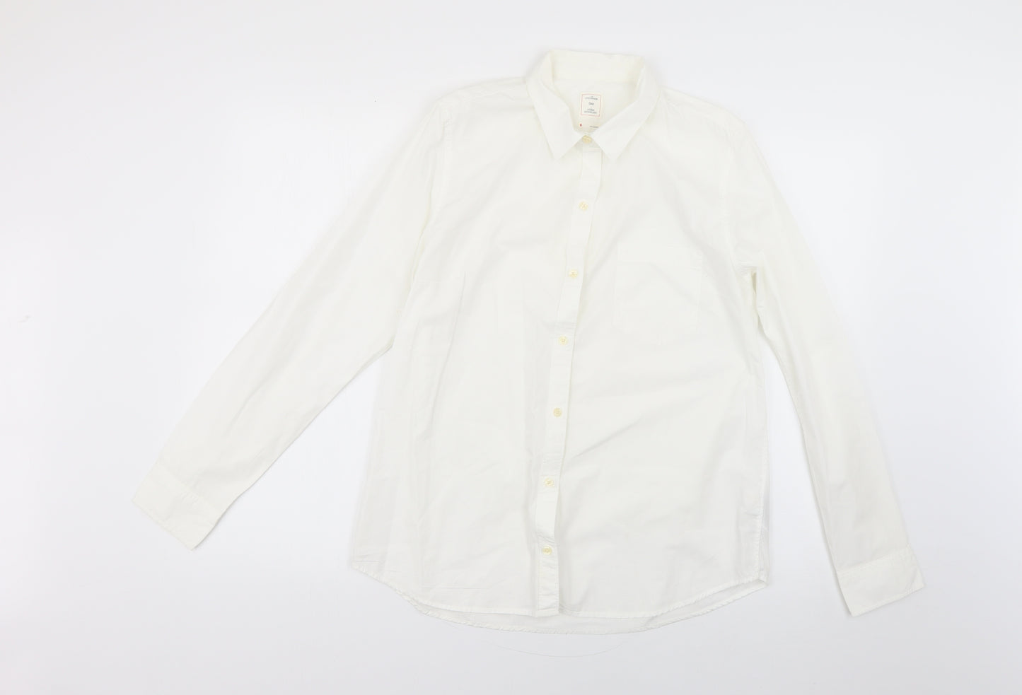 Gap Mens White    Dress Shirt Size M