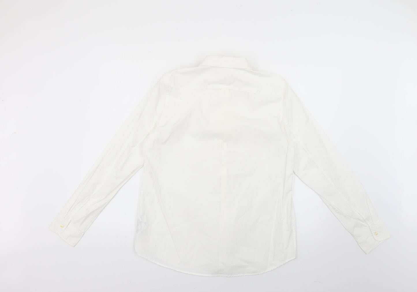 Gap Mens White    Dress Shirt Size M