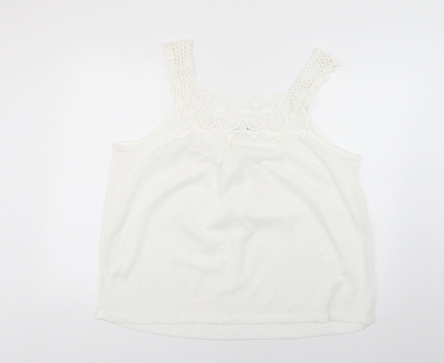 George Womens White   Basic Blouse Size 14