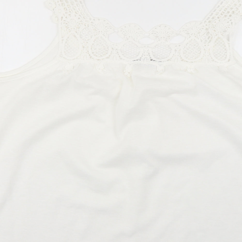 George Womens White   Basic Blouse Size 14