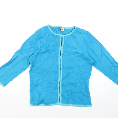 bay Womens Blue   Cardigan Jumper Size 12