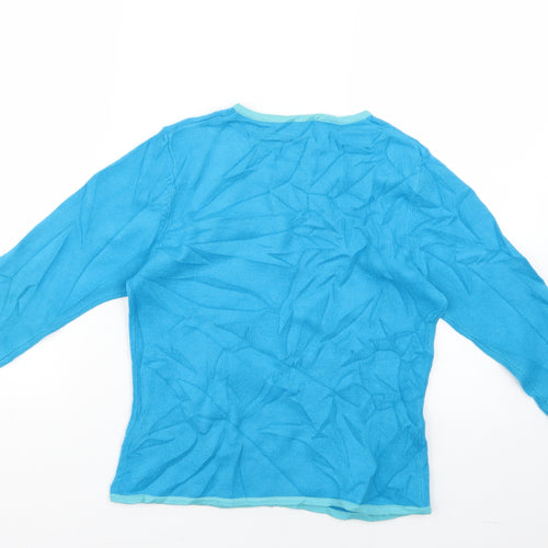 bay Womens Blue   Cardigan Jumper Size 12