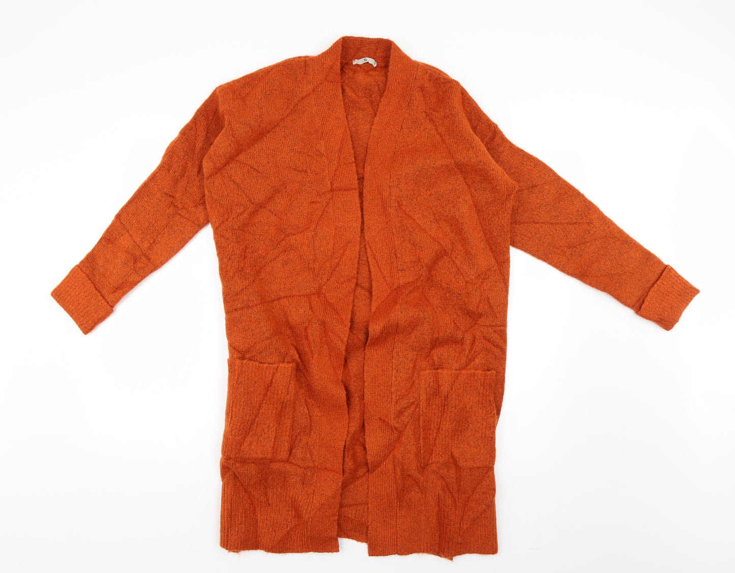 Womens Orange   Cardigan Jumper Size M