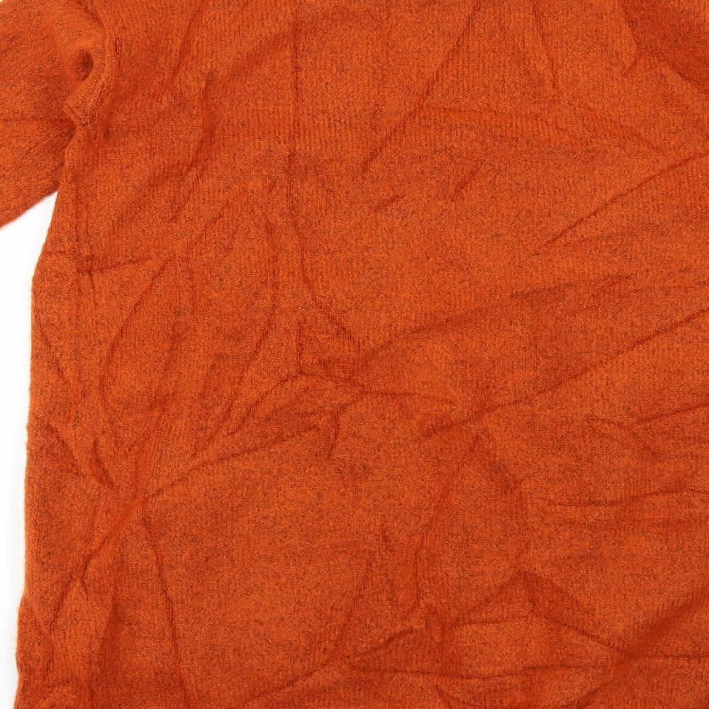 Womens Orange   Cardigan Jumper Size M