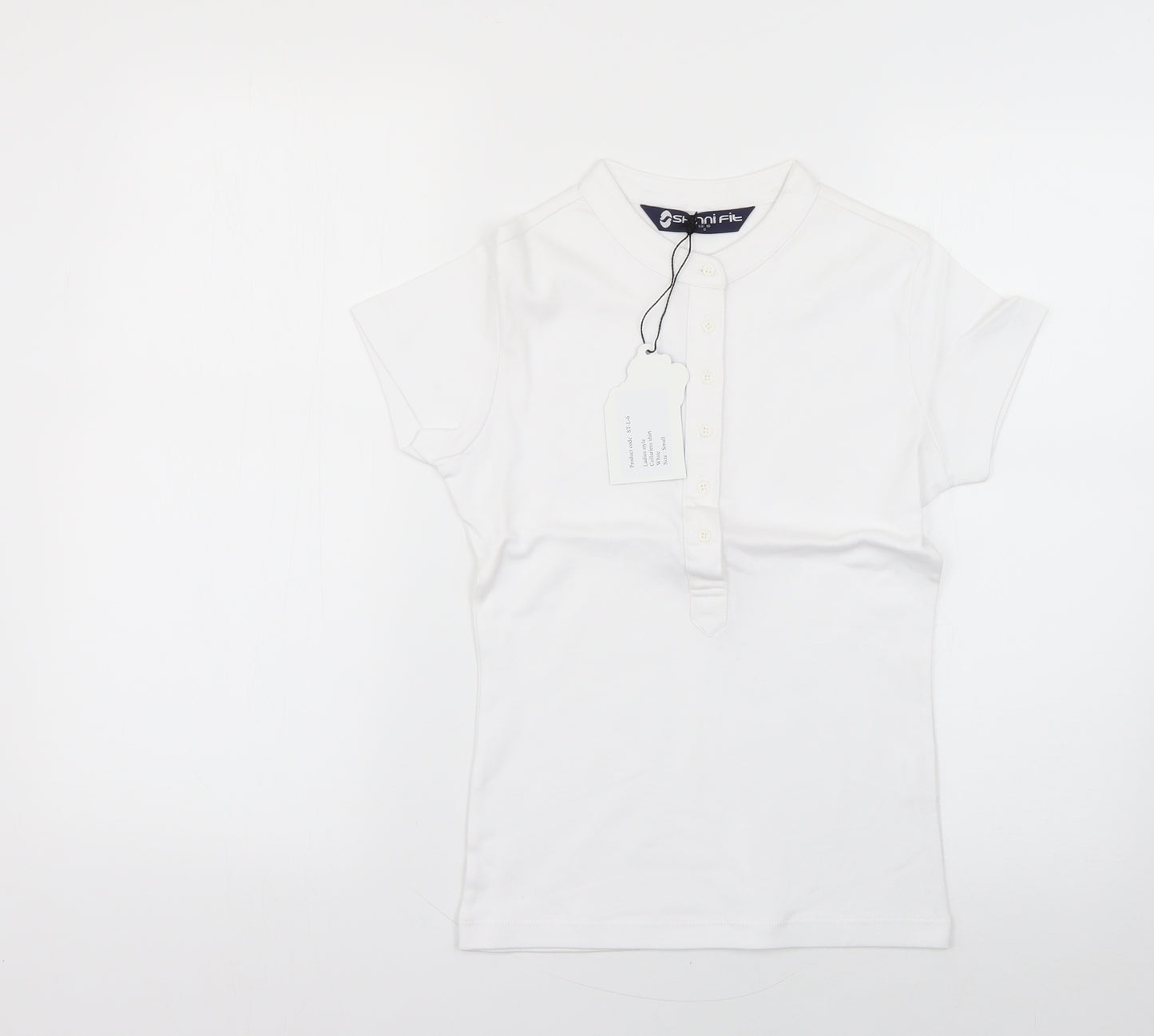 Skinnifit Womens White   Basic T-Shirt Size S