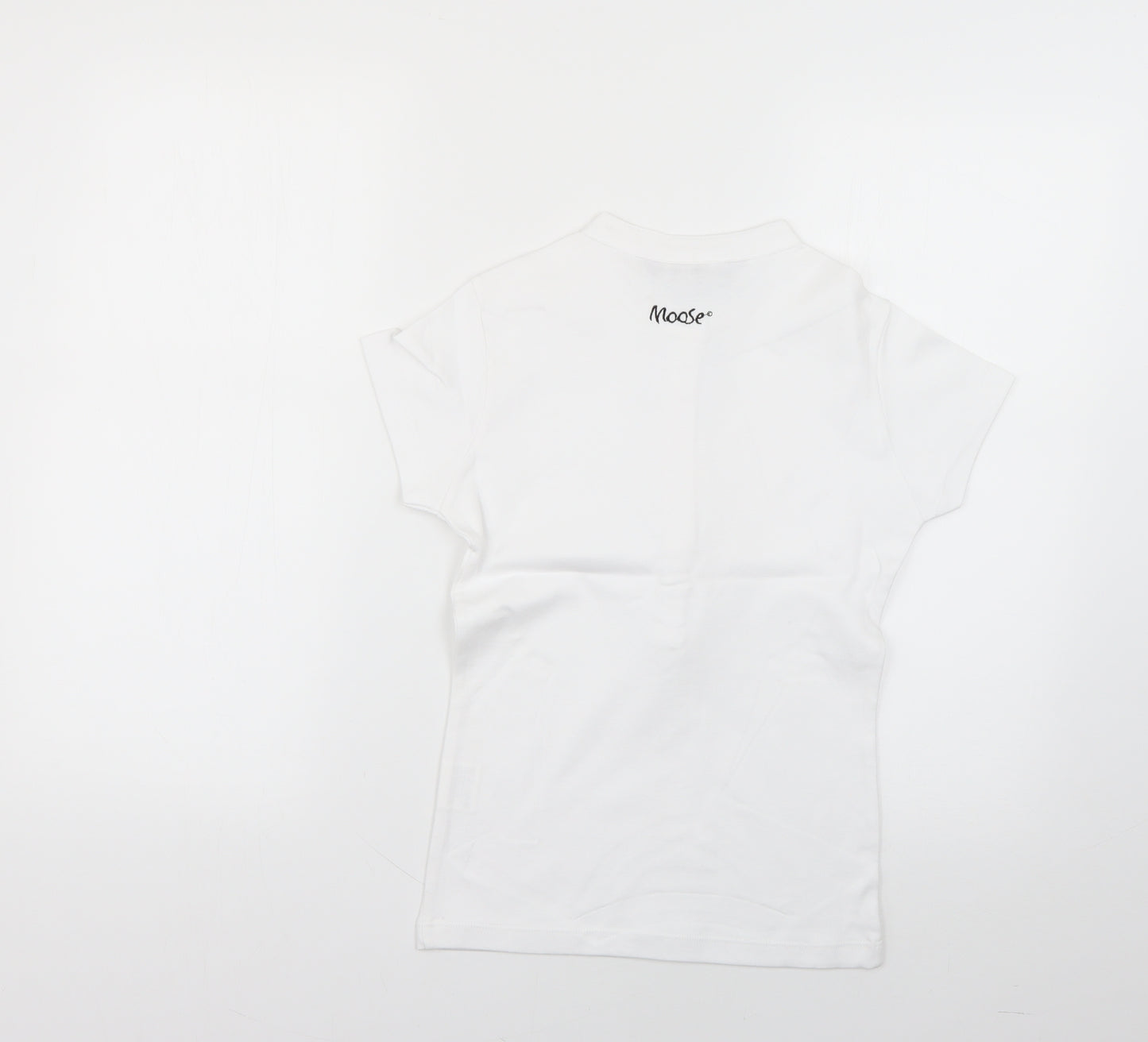 Skinnifit Womens White   Basic T-Shirt Size S