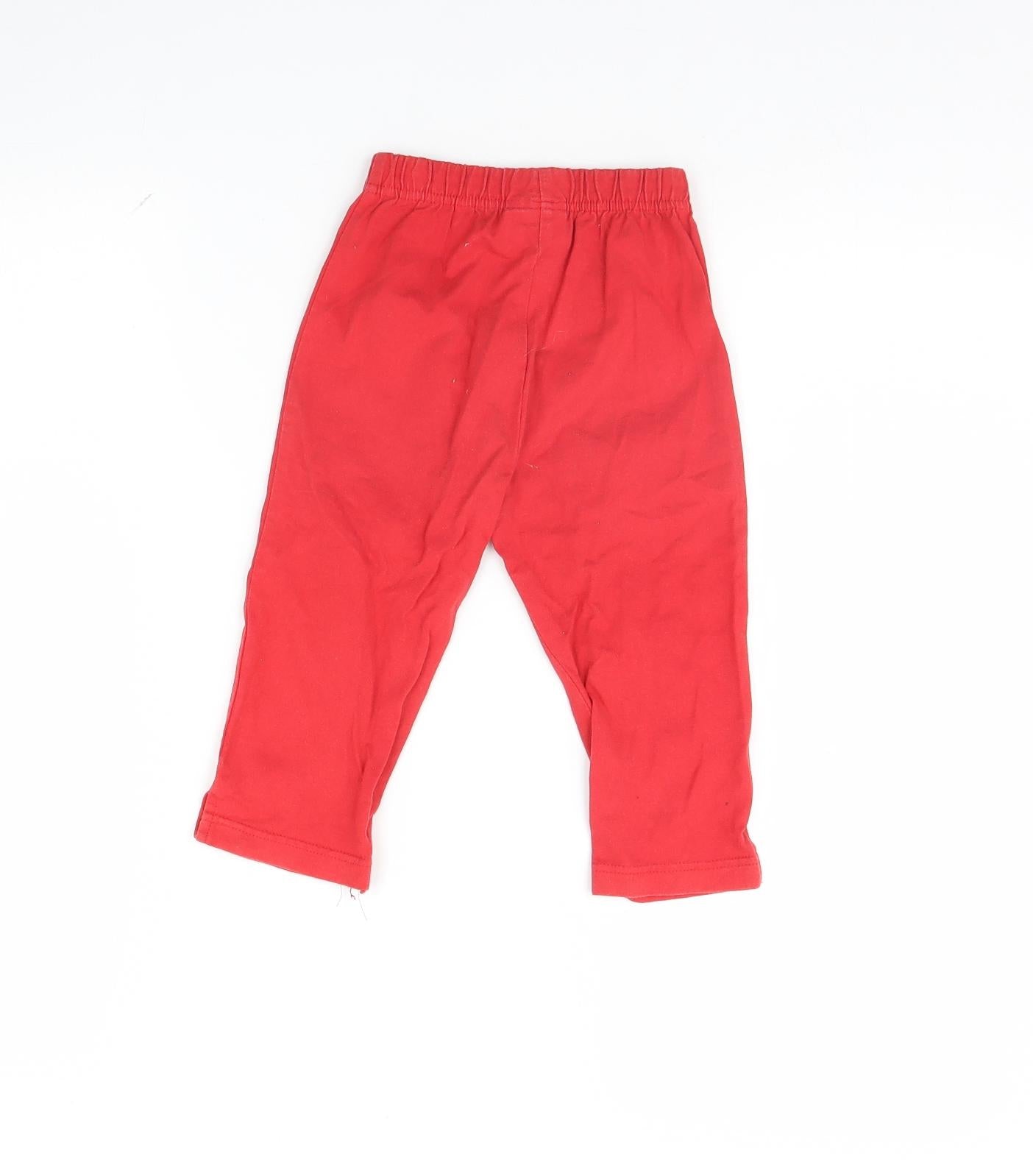 JAKO Girls Red   Capri Trousers Size 4 Years