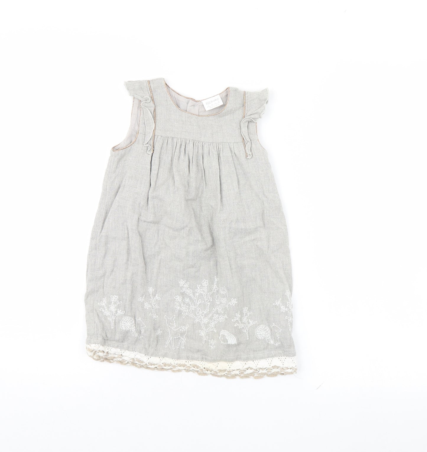 F&F Baby Grey   Fit & Flare  Size 18 Months