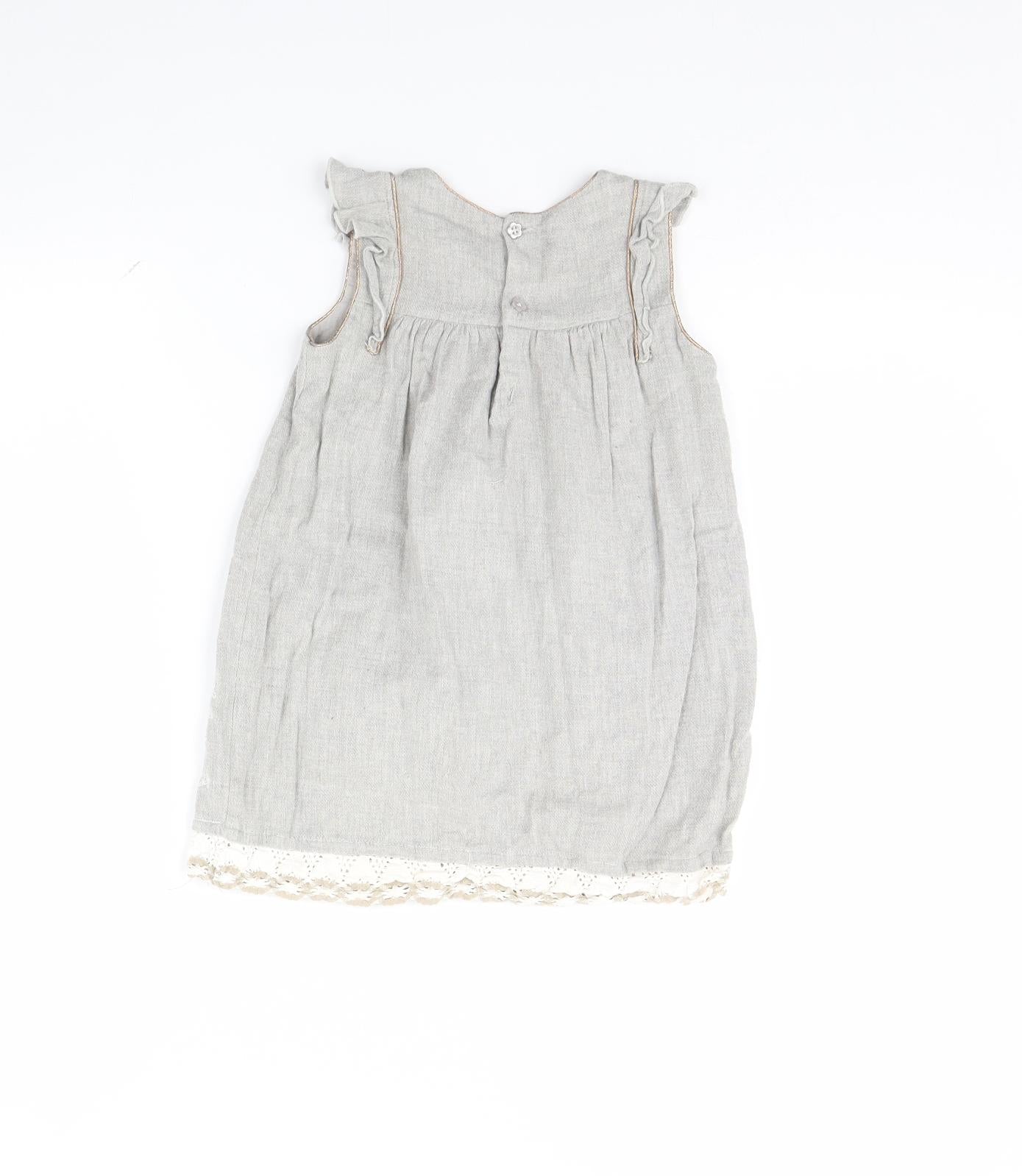 F&F Baby Grey   Fit & Flare  Size 18 Months