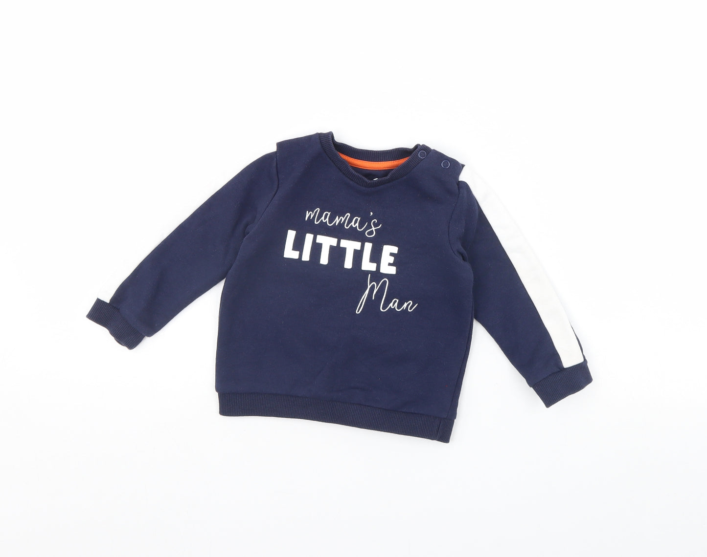 Fred & FLo Baby Blue   Pullover Jumper Size 9-12 Months  - Mama's little man