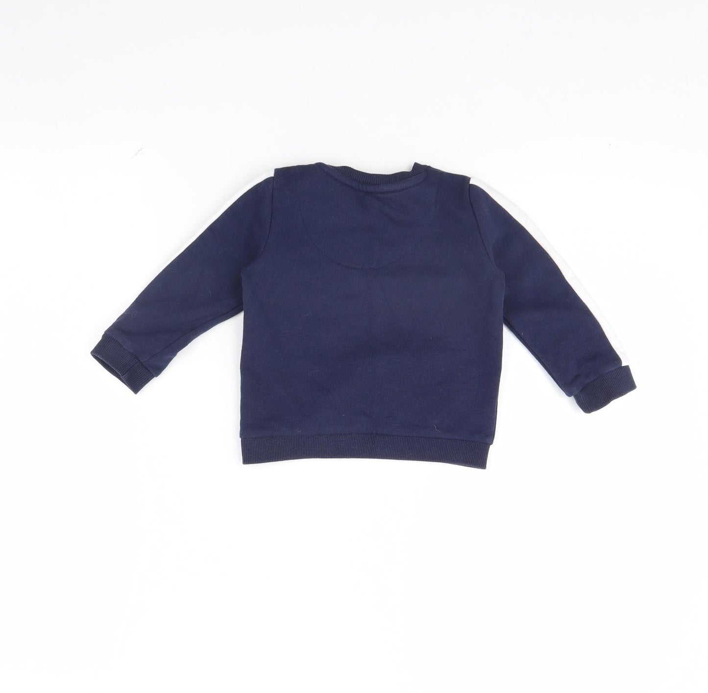 Fred & FLo Baby Blue   Pullover Jumper Size 9-12 Months  - Mama's little man