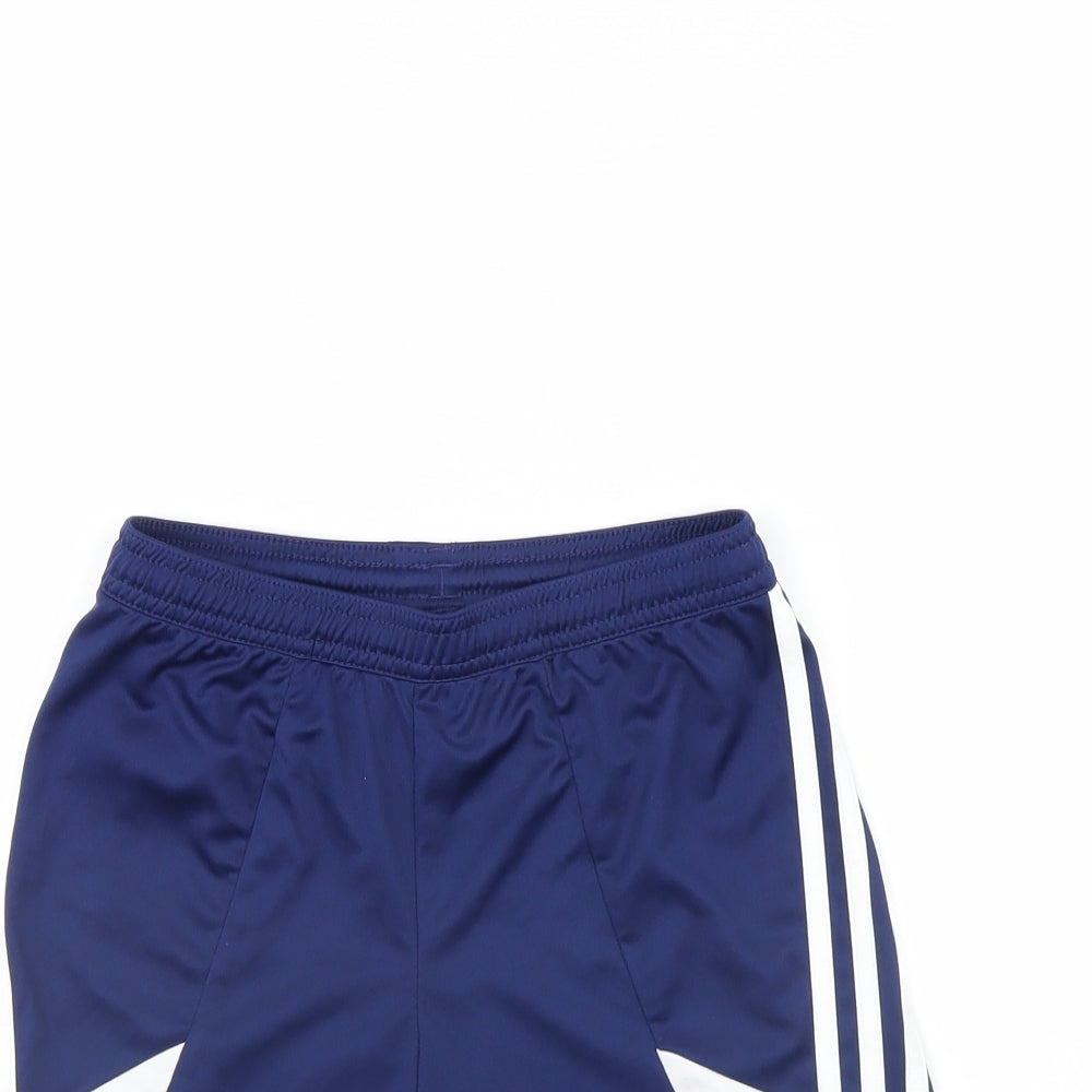 Adidas  Boys Blue   Sweat Shorts Size 10 Years