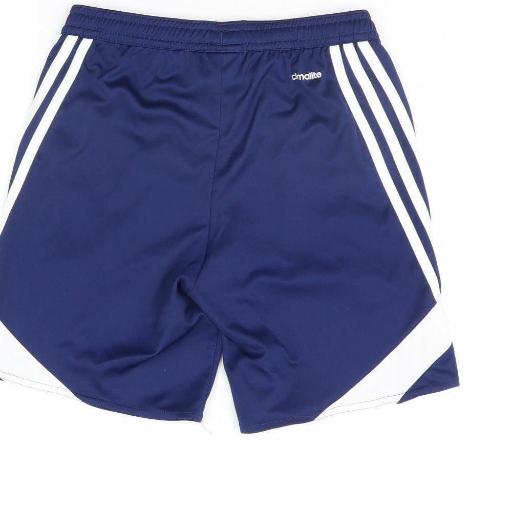 Adidas  Boys Blue   Sweat Shorts Size 10 Years