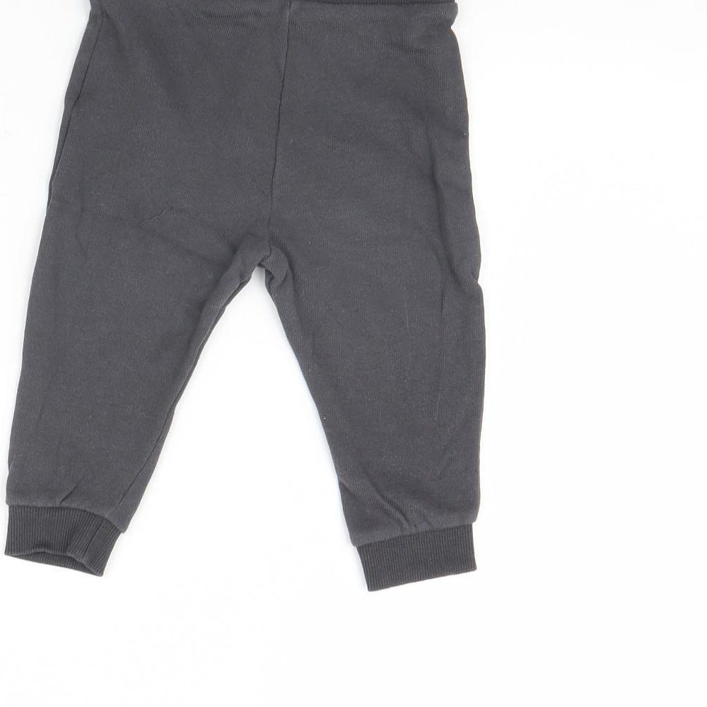 Disney Baby Grey   Jogger Trousers Size 9 Months  - Mickey Mouse