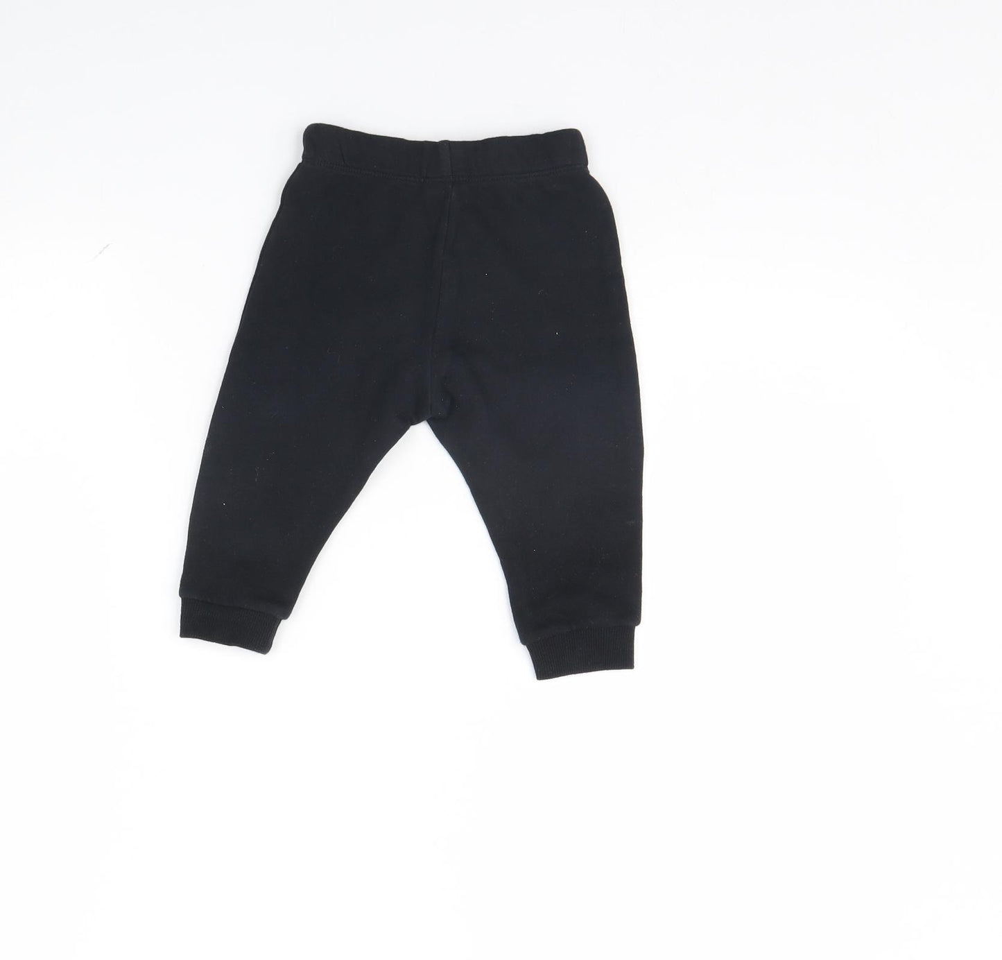 Fred & FLo Baby Black   Jogger Trousers Size 9 Months