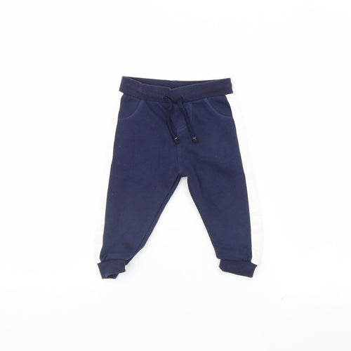 Fred & FLo Baby Blue   Jogger Trousers Size 9 Months