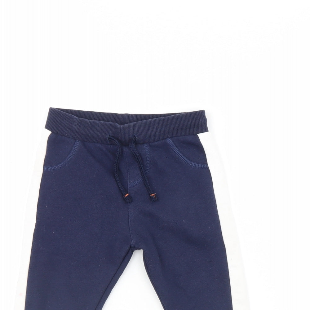 Fred & FLo Baby Blue   Jogger Trousers Size 9 Months