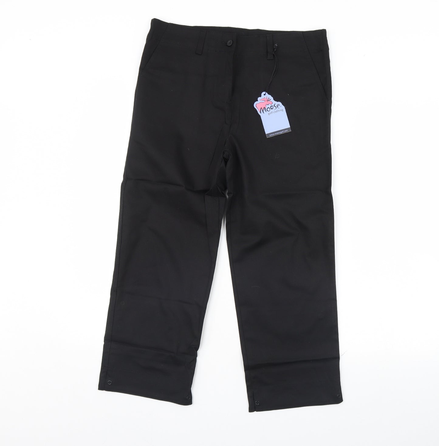 woose Womens Black   Trousers  Size 12 L23 in