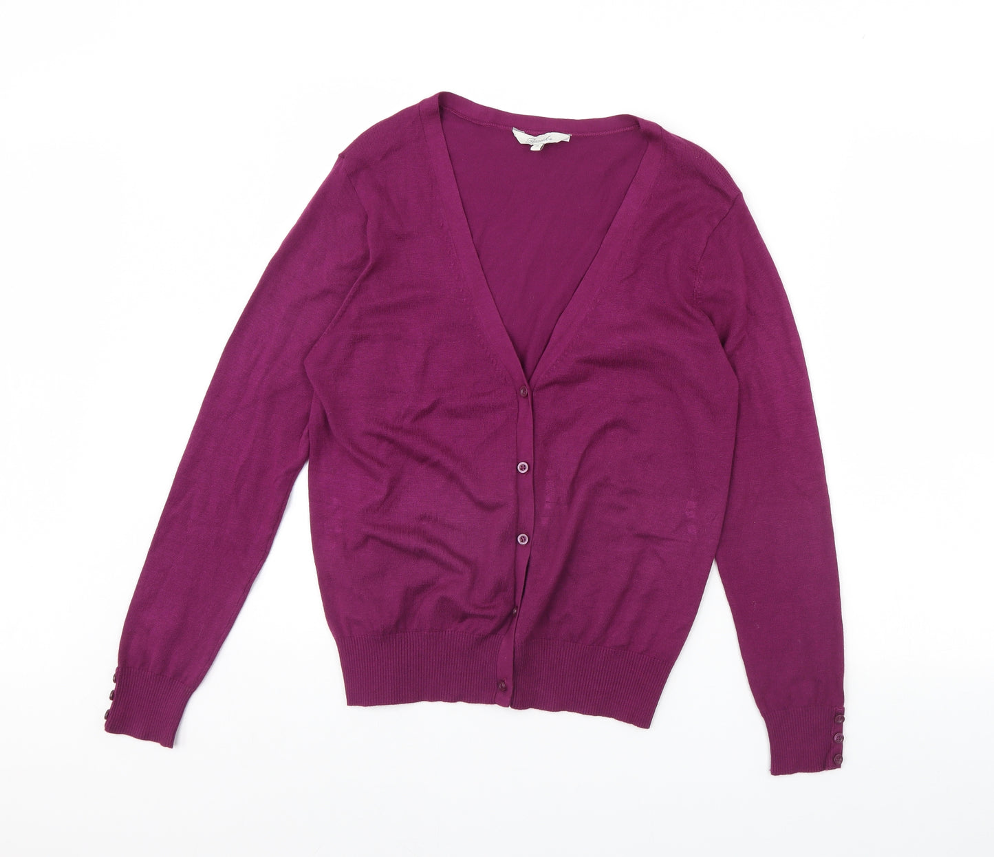 Peacocks Womens Purple   Cardigan Jumper Size 18