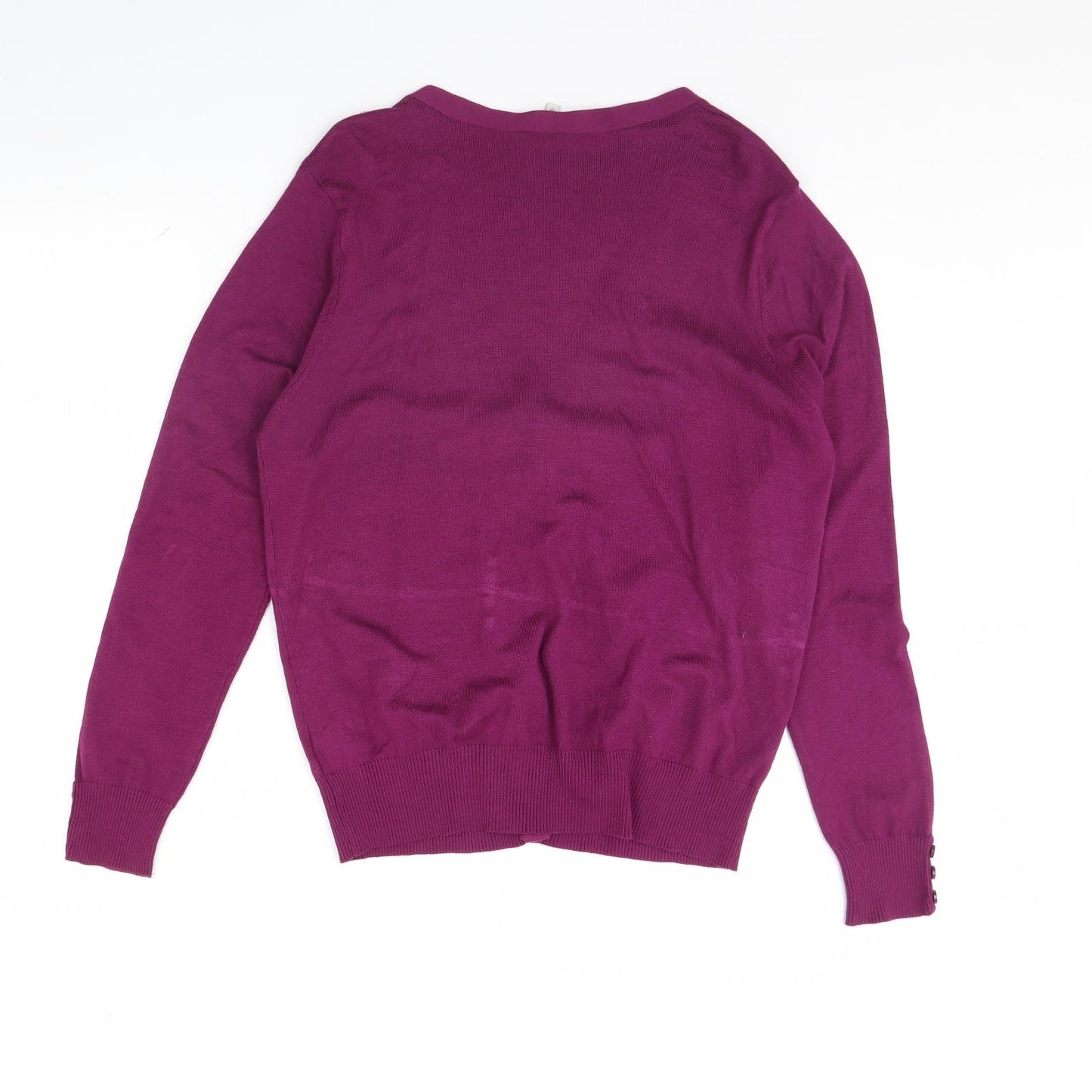 Peacocks Womens Purple   Cardigan Jumper Size 18