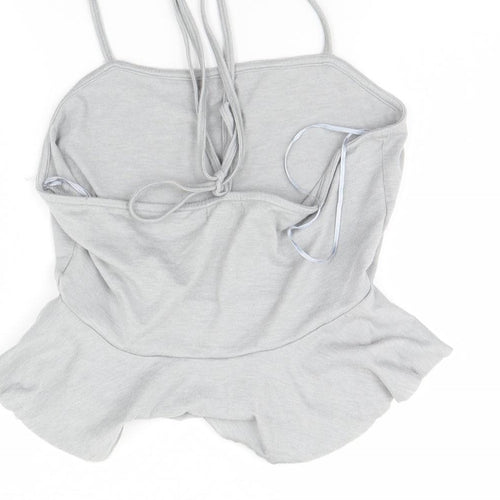 River Island Womens Grey   Cropped Tank Size 10
