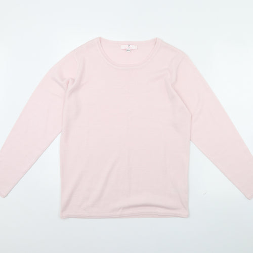 Julipa Womens Pink   Pullover Jumper Size 12